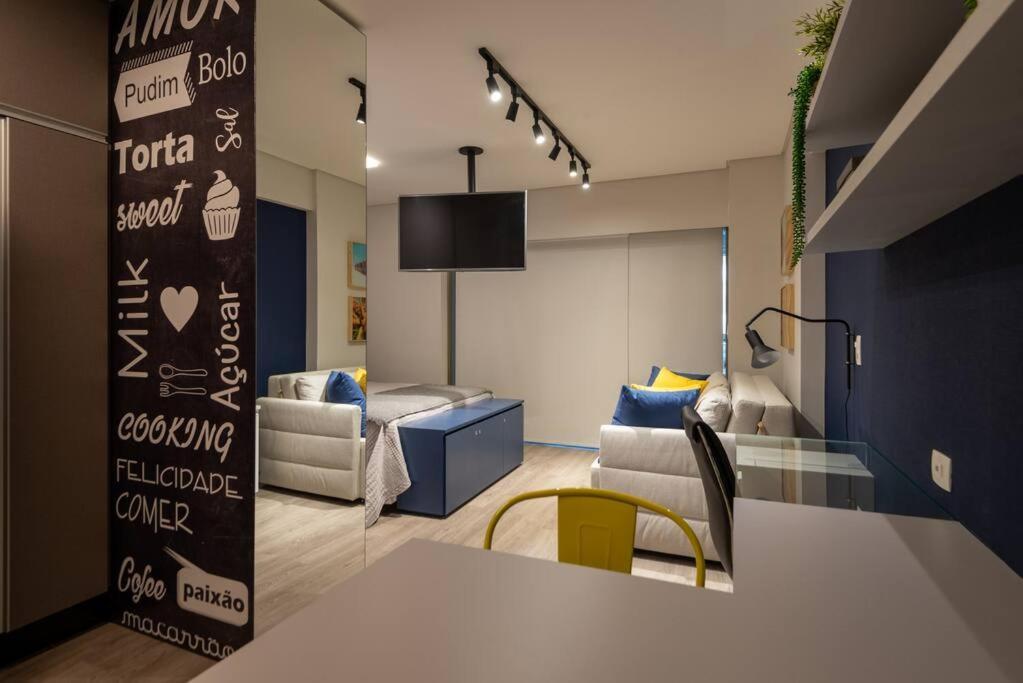 Studio Moderno E Sofisticado, Centro Sao Paulo 117 Bagian luar foto
