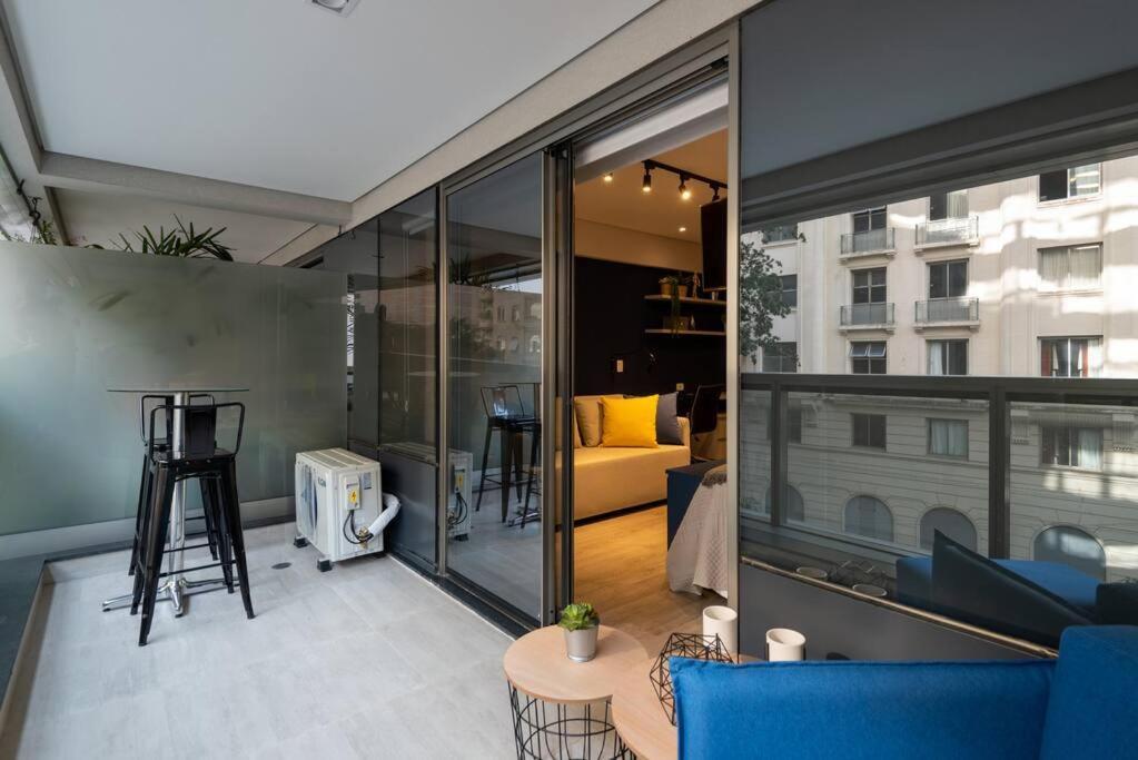 Studio Moderno E Sofisticado, Centro Sao Paulo 117 Bagian luar foto