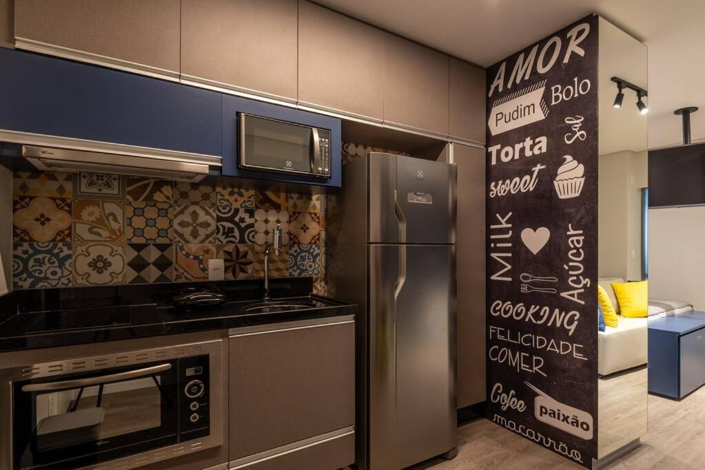 Studio Moderno E Sofisticado, Centro Sao Paulo 117 Bagian luar foto